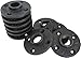 3/4'' Malleable Black Iron Floor Flange Threaded Bearing Pipe Fittings for Industrial Furniture/DIY Decor (3/4 inch) 10 Pack - by NODNAL Co.