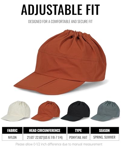 Gorro Ponytail para mujer transpirable y de secado rápido miniatura 6