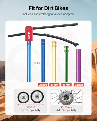 Outils de changement de pneus pour motos à adaptateurs d'axe