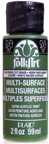 Folk Art Multi-Surface Satin Acrylic Paint, Teal, 59 ml (Pack of 1)
