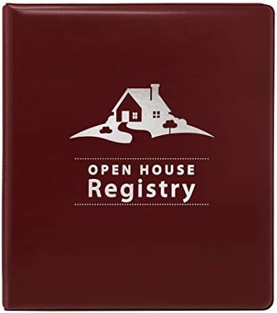 Open House Registry - Binder Format (Red)