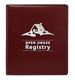 Open House Registry - Binder Format (Red)