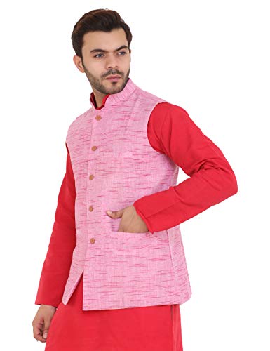 Image of LATEST CHIKAN Men's Textured Nehru Jacket