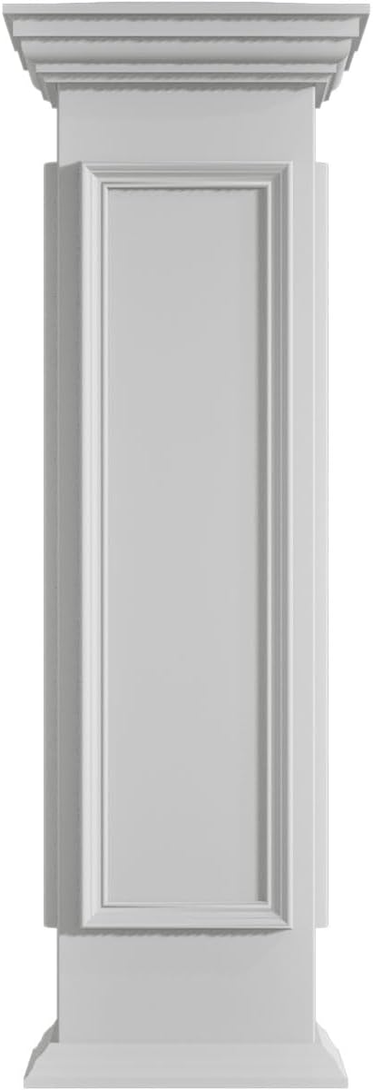 Ekena Millwork NWL12X48EPF0B0 Newel Posts, White
