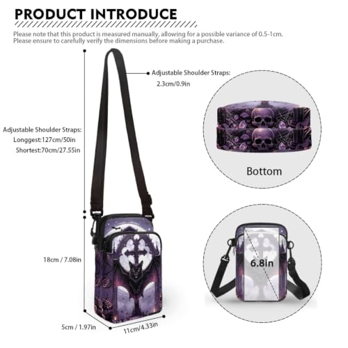 Image of Xpyiqun Small Crossbody Bag Women Phone Purses Sling Shoulder Handbag Cross Body Pouch Wallet Bags