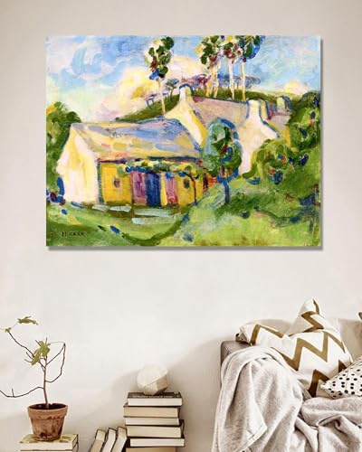 Tableau abstrait Emily Carr impression toile 60x80 pour décor moderne - 4