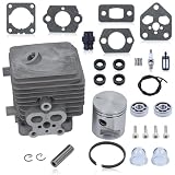 Hyceker Kit Cilindro e Pistone da 34 mm per Soffiatori Stihl BG86, BG86C, SH86C, BR200 e SR200, con Filtro Carburante, Pompa Carburante, Candela e Paraoli, Ricambi 4241 020 1203, 4144-007-1012