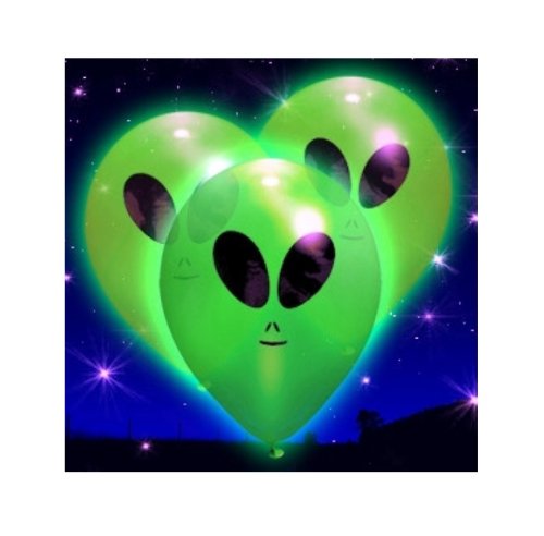 illoom Alien Glow in the Dark Balloons - 5