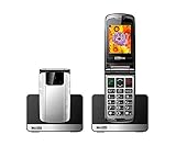 MaxCom MM822 Easy-to-Use Handy 2G mit SOS Button (Color Display, Kamera, Desktop Ladegerät) weiß