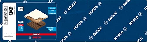 Bosch 1x Expert S471 Standard Blocks (for Paint on Wood, Softwood, Ø 69 x 97 x 26 mm, Fine, Professional Accessory Hand Sanding)