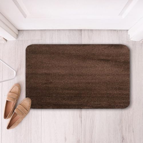 Image of Carpet for Hallway, Kitchen, and Modern InteriorsCarpetCozy Shag Runner for Living Room, Bedroom & Office Decor ETC Size 16x24 Inch, Patten-Solid Coffee