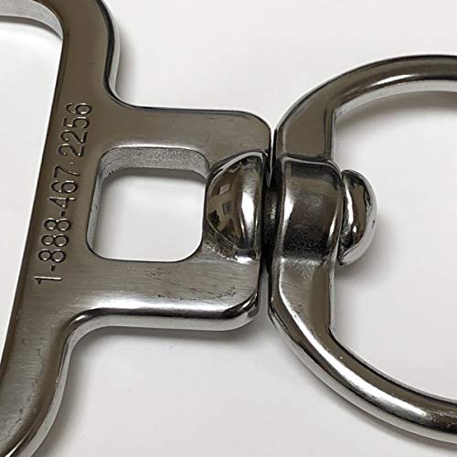 Trailmax In-Line Swivel For Horse Highline Rope, Use To Secure Stock Without Them Getting Tangled In Their Lead Rope, Allows Stock To Securely Rest In Camp, Trailmax Original Design #TOP2