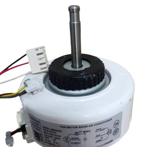 X psblty ,Compatible con Mitsubishi, Unidad Interior de Aire Acondicionado Motor de Ventilador de CC DM61J863H01 RC4V19-FC SFN-220-19-4A Piezas de acondicionamiento