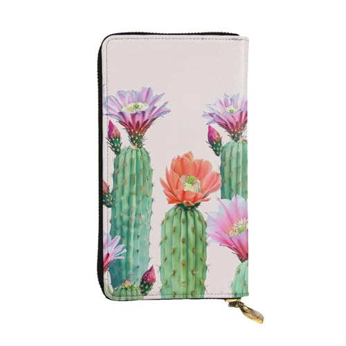 Portefeuille en cuir femme grand format pour téléphone et monnaie à motif fleur