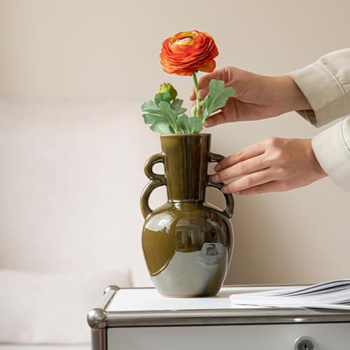 Vase en céramique stable pour centres de table sans risque de chute