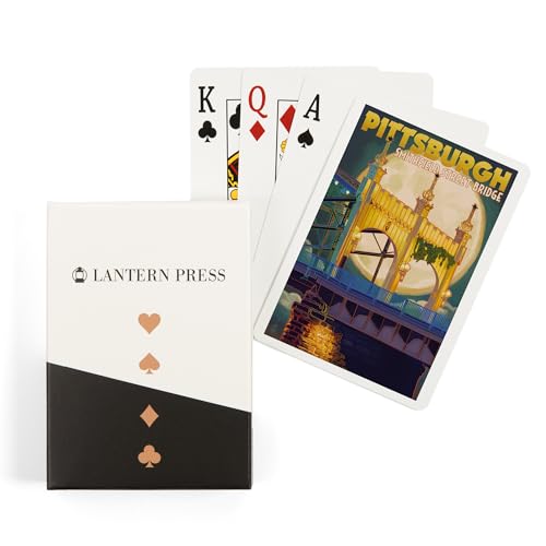 Lantern Press Pittsburgh Pennsylvania Naipes Póker