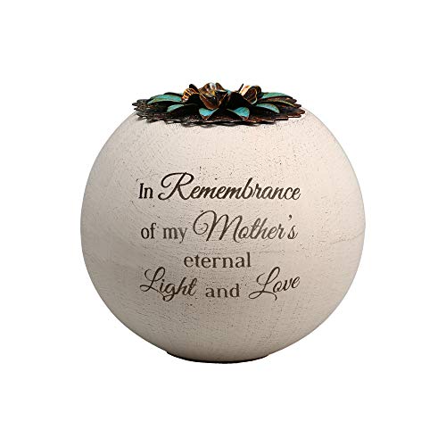 Pavilion Gift Company 19091 Mother's Love Terra Cotta Candle Holder, 4-Inch, White #TOP4