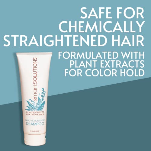 Smartsolutions Dual-Action Creme Shampoo | Sulfate, Paraben & Sodium Chloride Free | Color Safe (32 Fl Oz) #TOP1