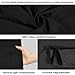 NewZeal Black Backdrop for Photography 10ft X10ft Backdrop Black Screen, Pure Cotton Photo Background Cloth Backdrop Curtain for Parties, with 8 Clips