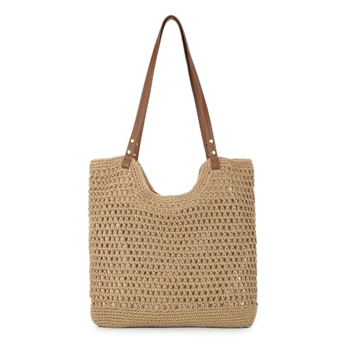 Bolso de Playa Tejido de Crochet para Mujer miniatura 1