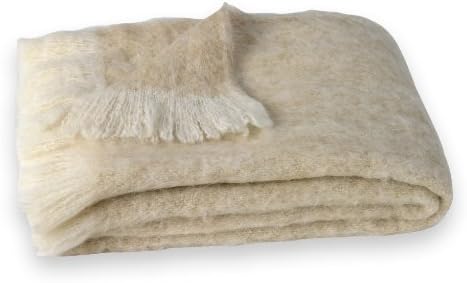 Lands Downunder Sand Brushed Alpaca Throw