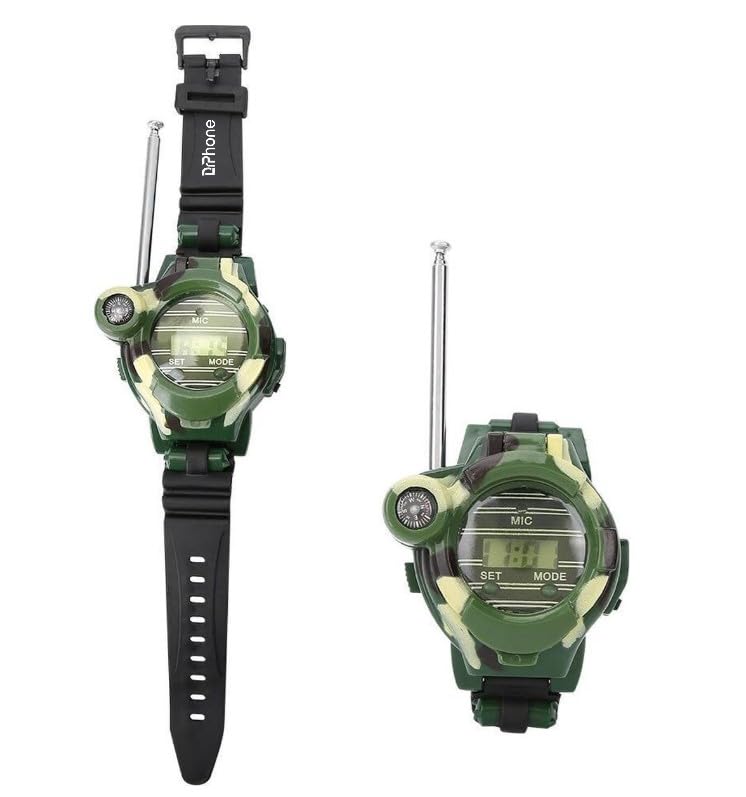 Talkie walkie enfant DrPhone longue distance 7 en 1 camouflage pour aventuriers