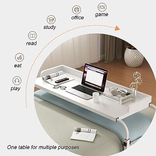 Table ordinateur portable réglable hauteur mobile extensible bureau maison - 8