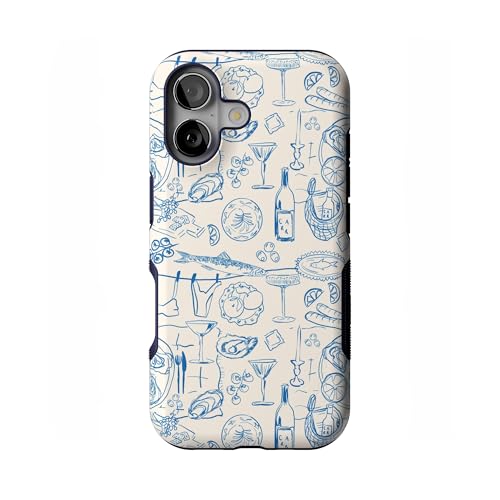 Casely iPhone 17 Case | Amalfi Aperitivo | Dolce Vita | Bold Protective Design | Compatible with MagSafe