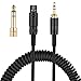 Produktbild Toxaoii Kopfhörer Ersatz Audio Kabel Kompatibel mit AKG K240, K240S, K240MK II, Q701, K702, K141, K171, K181, K271s, K271 MKII, M220, Pioneer HDJ-2000 Kopfhörer(Schwarz)