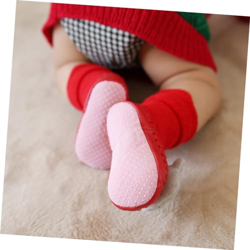 DECHOUS Warmest Kids Floor Socks Christmas Cartoon Style Soft Sole Non-skid for Kids3