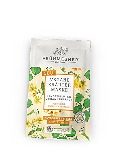 Preisvergleich Produktbild Frühmesner vergane Kräutermaske Lindenblüten + Johanniskraut 2 x 5 g