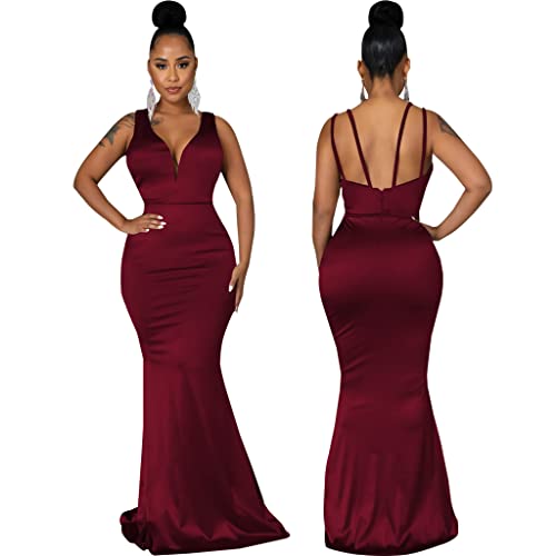 Image of FairyLove Womens Sexy Bridesmaid Formal Evening Gown Dresses Wedding Guest Dress
