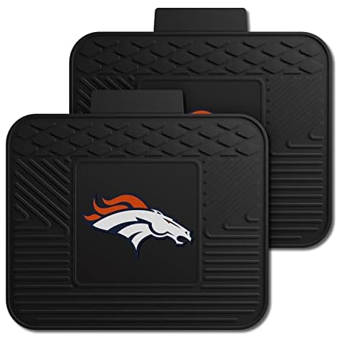 FANMATS 12312 NFL - Denver Broncos Utility Mat - 2 Piece, 14"x17" Cover