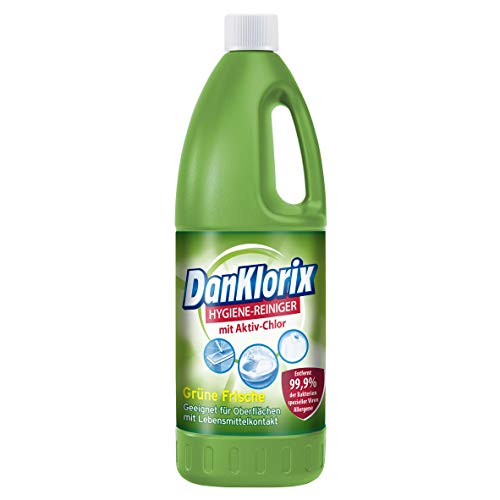 Dan Klorix Hygienereiniger Grüne Frische 1,5l - hygienische Frische, Desinfektion & Bleiche
