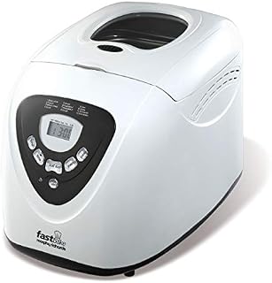 Morphy Richards 48281 Fastbake Breadmaker 2 Loaf Sizes, Gluten Free, Cool Touch, Ecru,600 W
