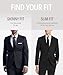 Calvin Klein Slim Fit Suit Separate Jacket, Black, 43 Regular