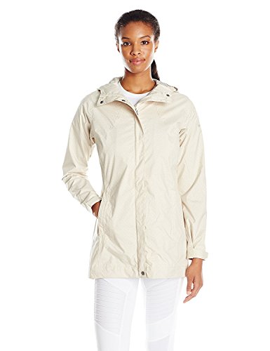 Columbia Women's Splash A Little Rain Jacket, Chalk Lace Print, Small