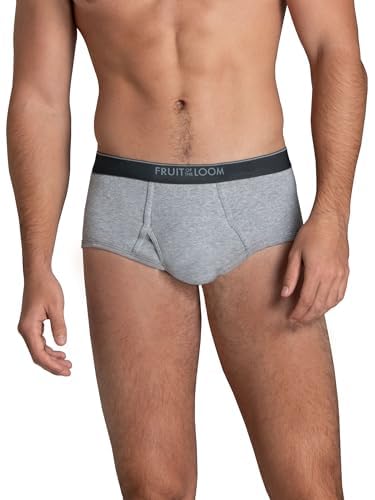 Image of Fruit of the Loom Men's Underwear Briefs, Tag Free & Moisture Wicking