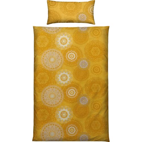 Erwin Müller Bettwäsche, Bettgarnitur Flanell - Mandala - mollig warm, temperaturregulierend… – Ansicht 2