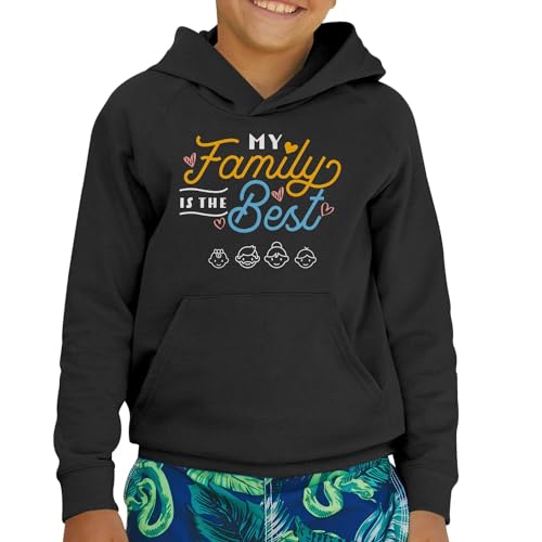 Sweat à capuche enfant de qualité premium avec finitions soignées