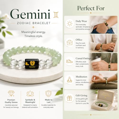 Image of Zodiac Crystal Bracelet for Men & Women
