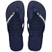 Havaianas Brasil Logo Flip Flop (Toddler/Little Kid),Navy Blue,31 BR(1 M US Little Kid)