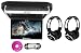 Rockville RVD10HD-BK 10.1" Flip Down Monitor DVD Player, HDMI, USB+Headphones