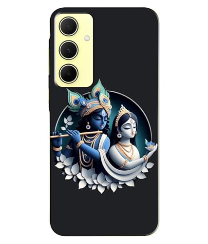 Image of Lord Radha Krishna Printed Hard Back Case Cover Compatible for Samsung Galaxy A35 5G | Samsung A35 5G (Multicolor) - D1666