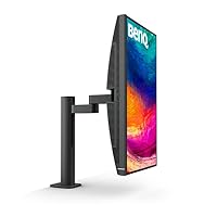 BenQ PD2705UA 27 Zoll 4K-Monitor mit Ergo-Arm, UHD, sRGB, Rec. 709, HDR10, IPS, AQCOLOR-Technologie, USB-C – Ansicht 2