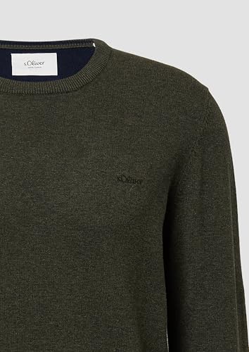 Pull avec logo s.Oliver homme ne pique pas coupe ajustée confortable