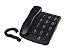 Emerson EM300BK Big Button Corded Phone Designed For Elderly People - Works in Power Outage For Emergencies (Worry-Free 12-Month Warranty Included)