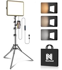 Amazon | NiceVeedi 2パック 25W 撮影用ライト ACアダプター付き LED