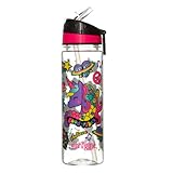 Cuerpo de tritán Smiggle Express, botella de agua rellenable para niñas y niños con boquilla a presión y 650 ml de capacidad  Con dibujos de Unicornios