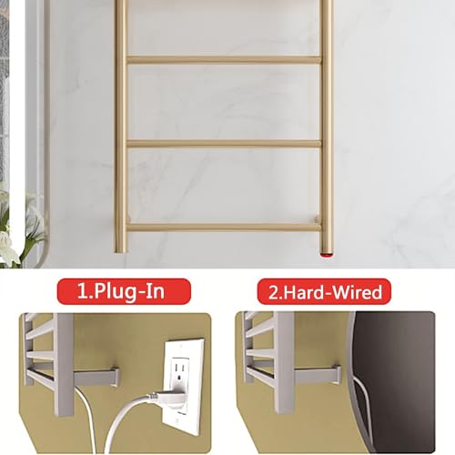Toallero caliente para pared contra la humedad en el baño moderno 6